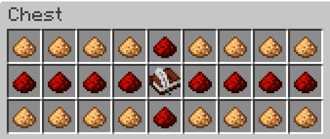 Contents of the chest inside Carcas Structure.